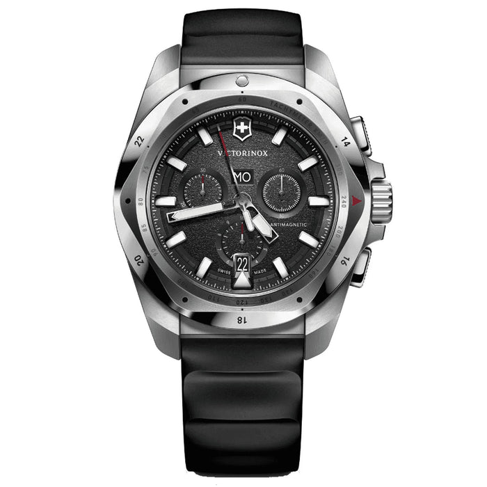 Victorinox Men's I.N.O.X. Chrono Black Dial Watch - 241983