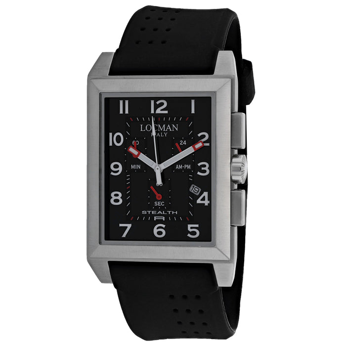 Locman Men's Classic Black Dial Watch - 242BK2BK