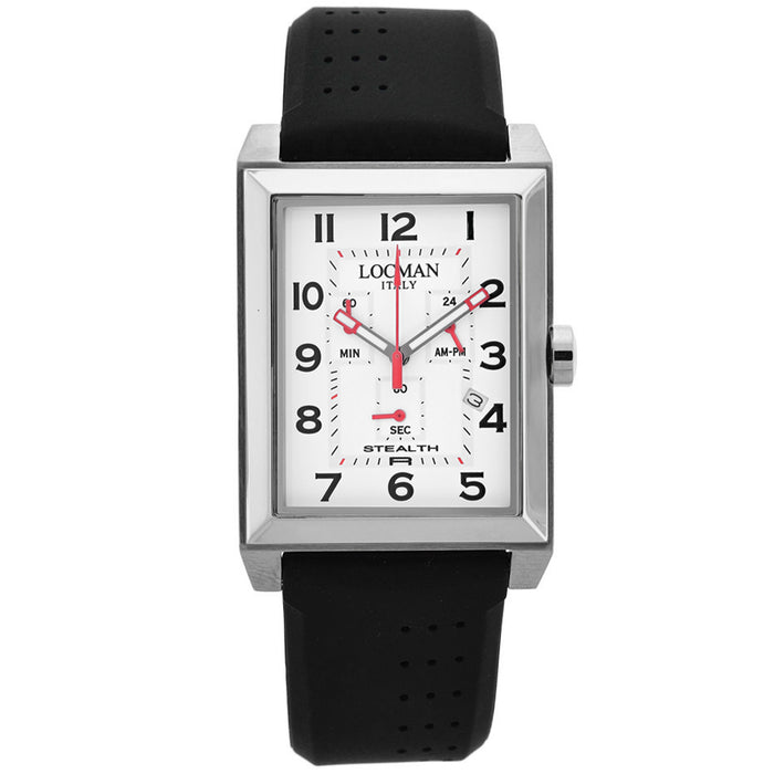 Locman Men's Classic White Dial Watch - 242WH2bk