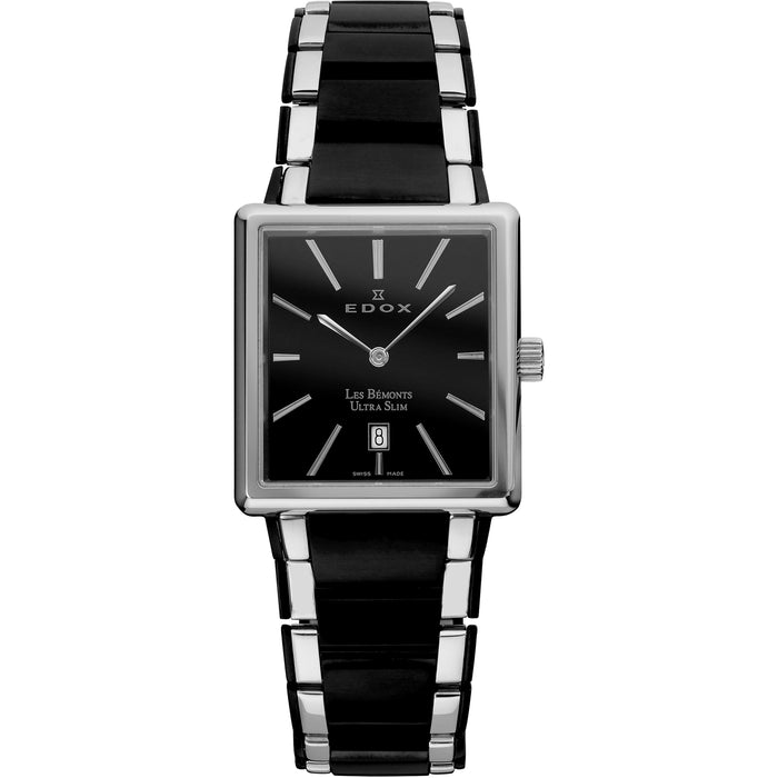 Edox Men's Les Bemonts Black Dial Watch - 27031-357N-NIN