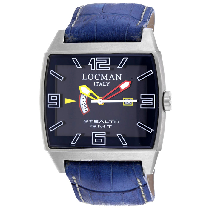 Locman Men's Classic Blue Dial Watch - 300BLYLBLKL