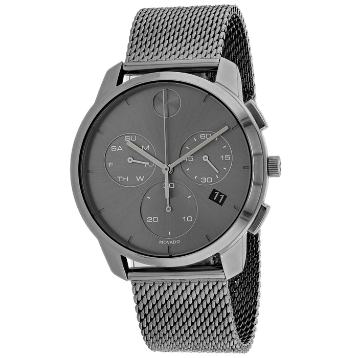 Movado Men's Bold Gunmetal Dial Watch - 3600635