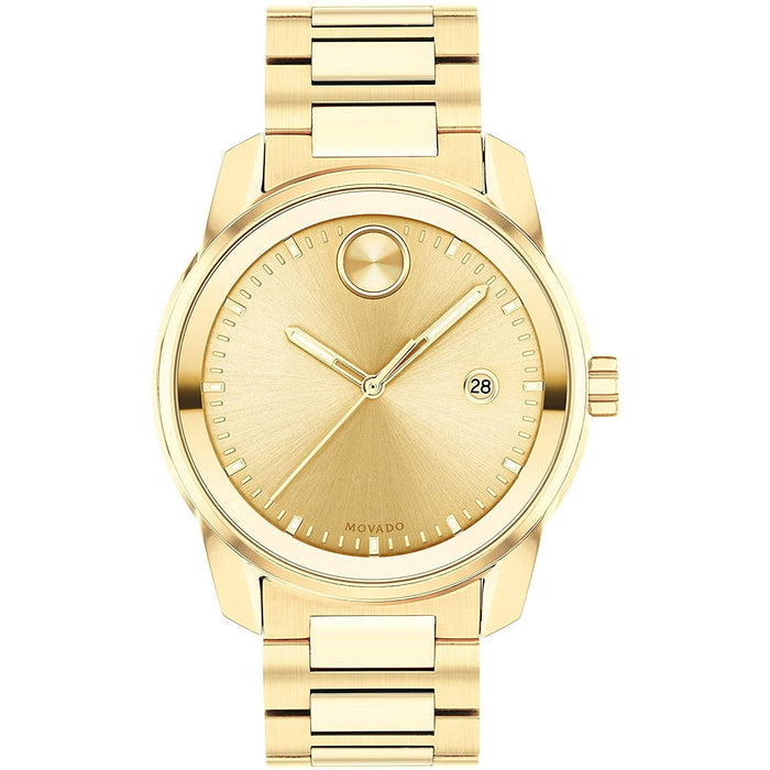 Movado Men's Bold Verso Gold Dial Watch - 3600735