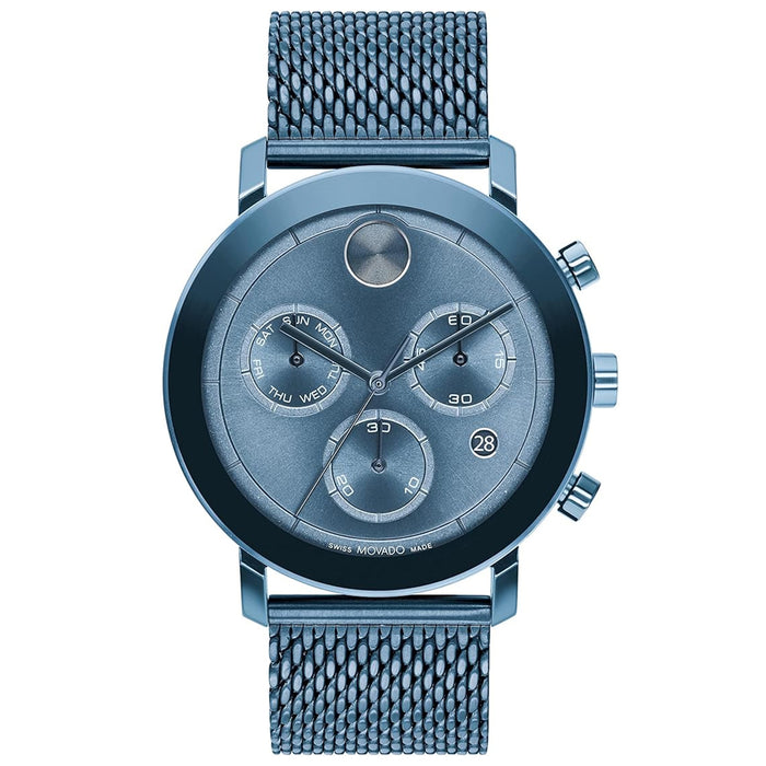 Movado Men's Bold Blue Dial Watch - 3600809