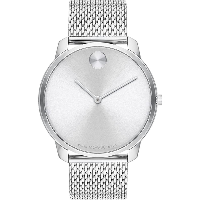Movado Men's Bold Thin Black Dial Watch - 3600832