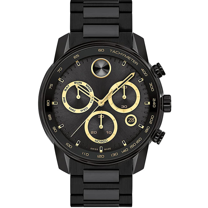 Movado Men's Bold Verso Black Dial Watch - 3600906