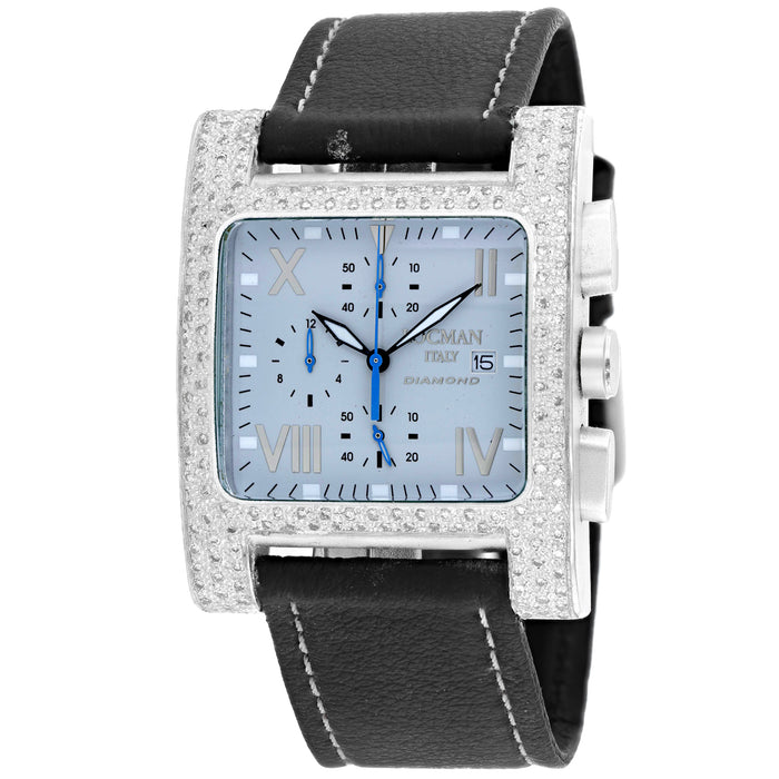 Locman Men's Diamond Classic Grey Dial Watch - 428AGRD