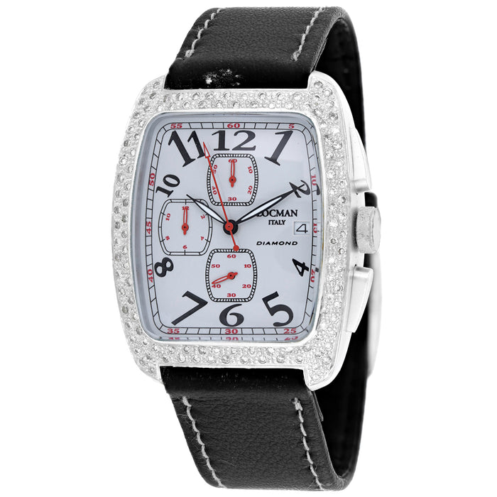 Locman Women's Diamond Classic Grey Dial Watch - 487AG2D