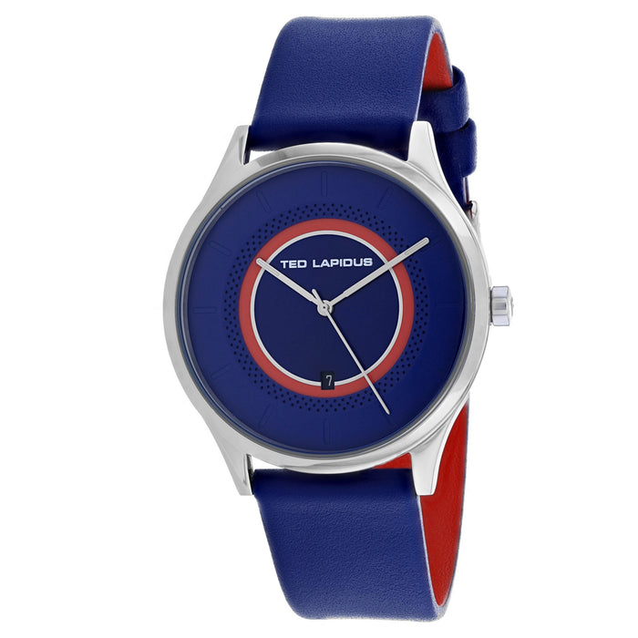 Ted Lapidus Men's Classic Blue Dial Watch - 5131902