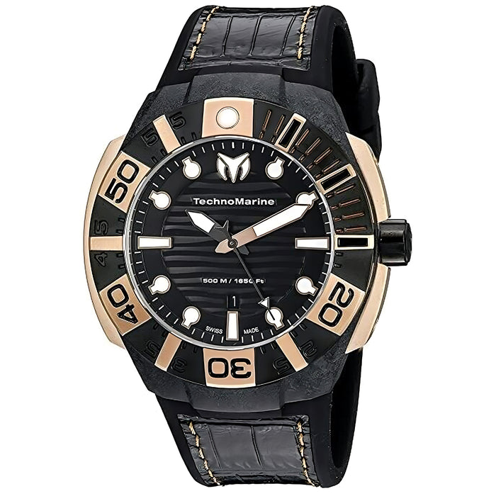 Technomarine Men's Reef Black Dial Watch - 514002