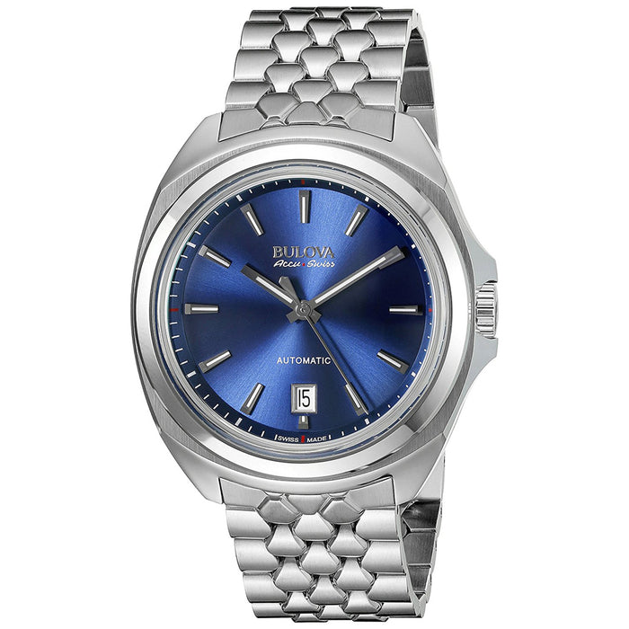 Bulova Men's Blue Dial Watch - 63B186
