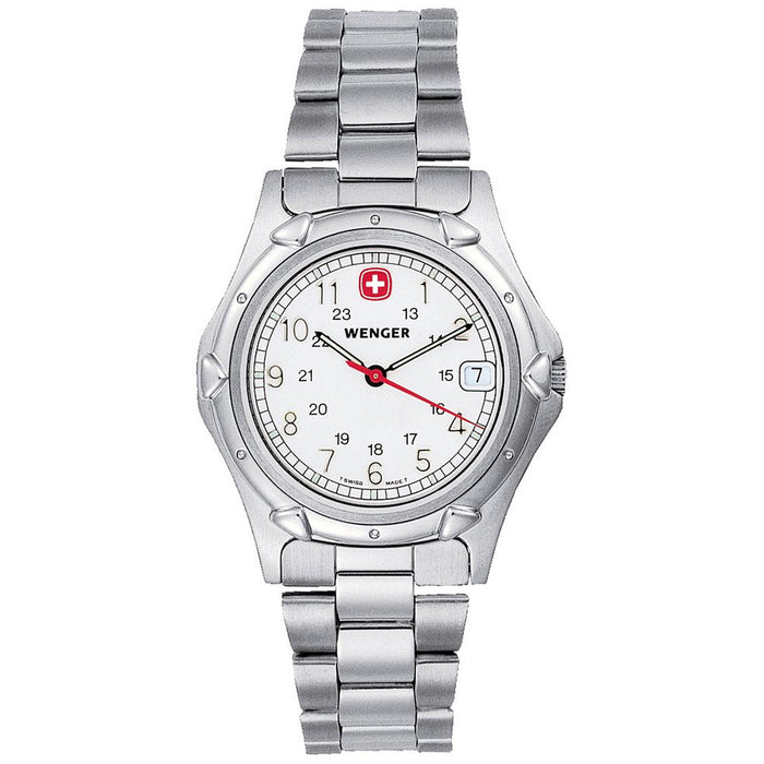 Wenger Men's Classic White Dial Watch - 7010X