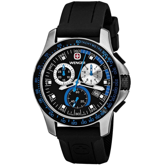 Wenger Men's Battalion Black Dial Watch - 7078B