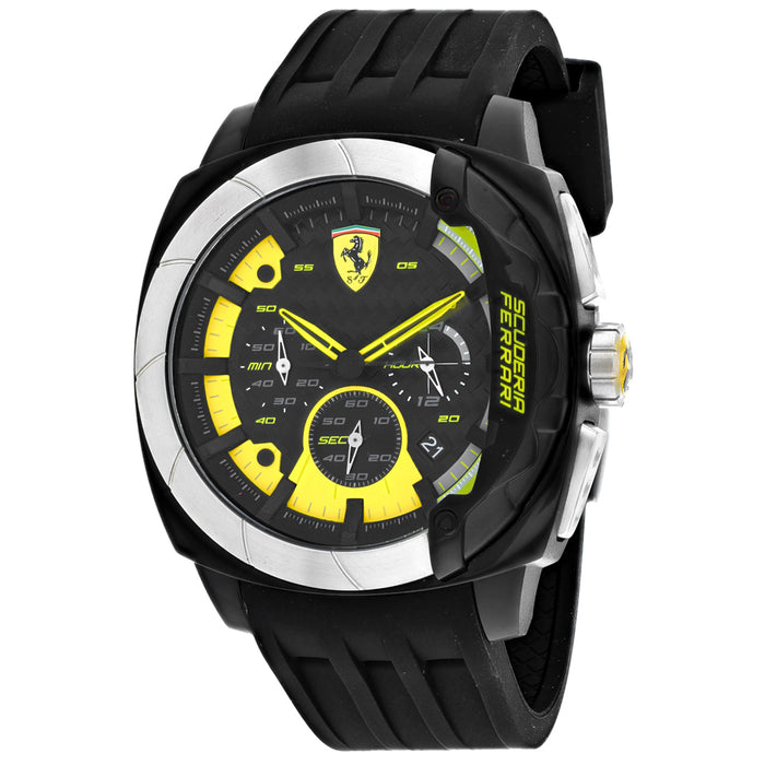 Ferrari Men's Aerodinamico Black Dial Watch - 830206
