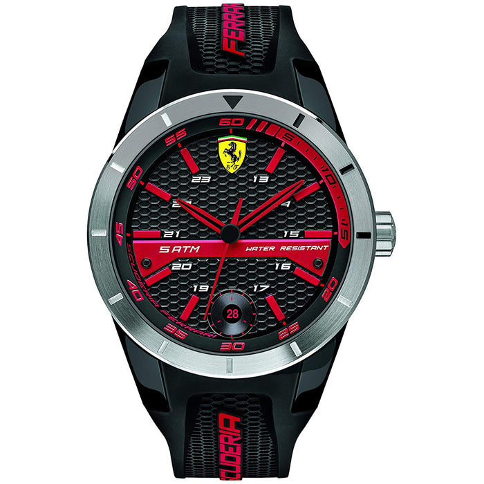 Ferrari Men's Red Rev T Black Dial Watch - 830253