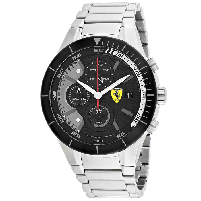 Ferrari Men's RedRev Evo Black Dial Watch - 830263