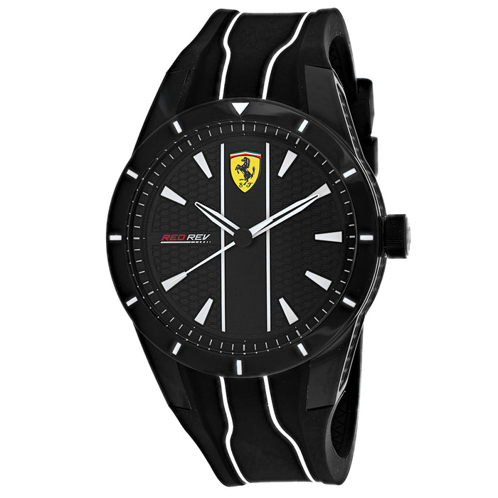 Ferrari Men's Red Rev Evo Black Dial Watch - 830495