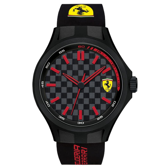 Ferrari Men's Pit Crew Black Dial Watch - 830643