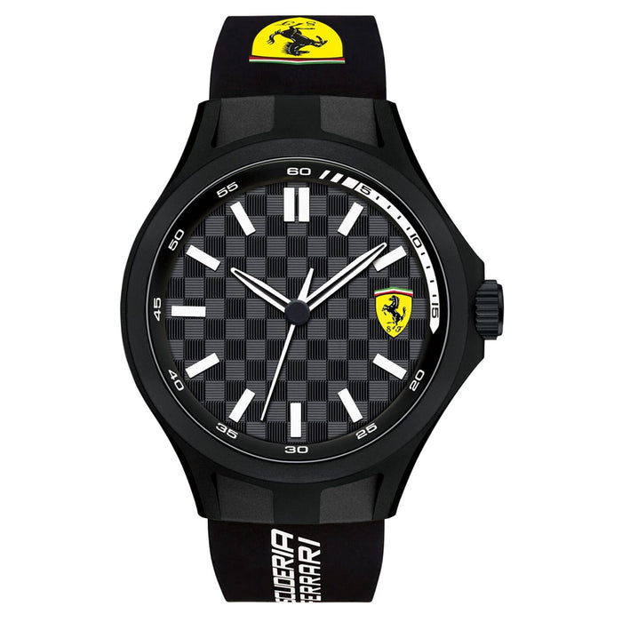Ferrari Men's Pit Crew Black Dial Watch - 830644