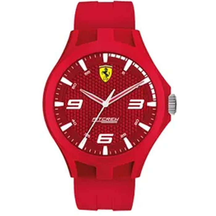 Ferrari Men's Pit Crew Red Dial Watch - 830677