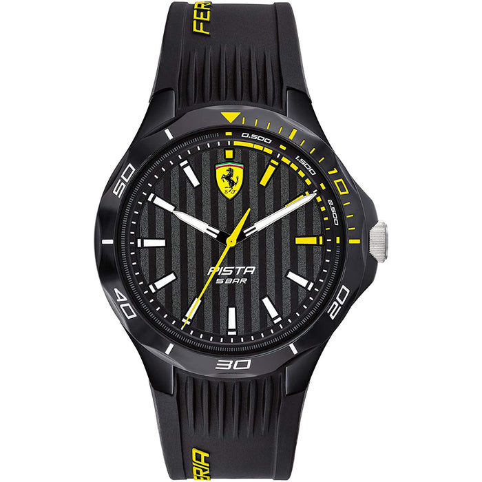 Ferrari Men's Pista Black Dial Watch - 830782