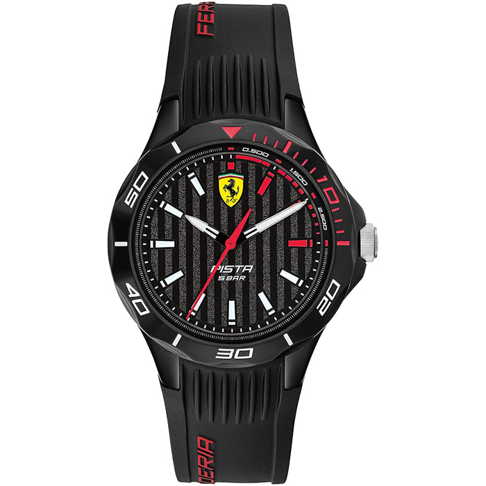 Ferrari Men's Pista Black Dial Watch - 840038