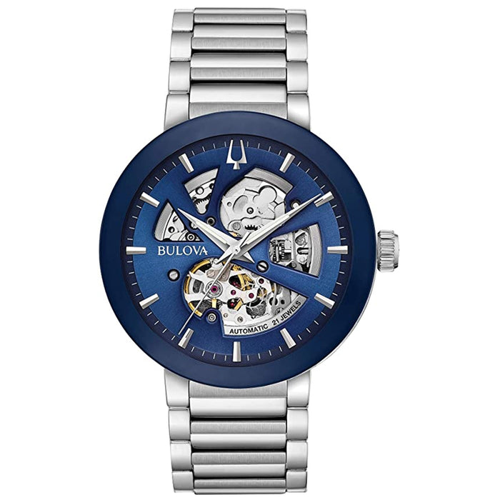 Bulova Men's Modern Blue Dial Watch - 96A204