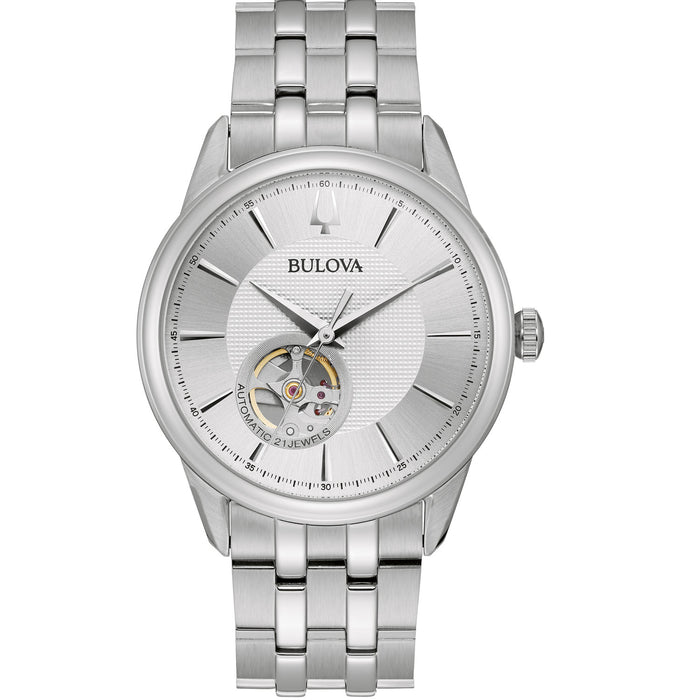 Bulova Men's Classic Silver Dial Watch - 96A243