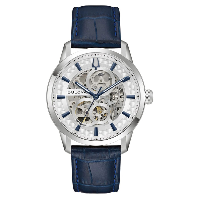 Bulova Men's Sutton Silver Dial Watch - 96A330