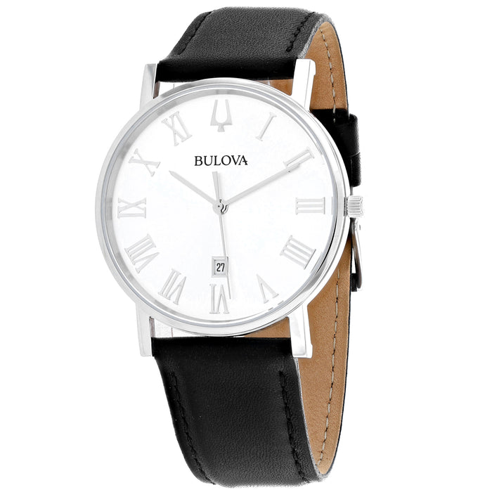Bulova Men's American Clipper White Dial Watch - 96B312