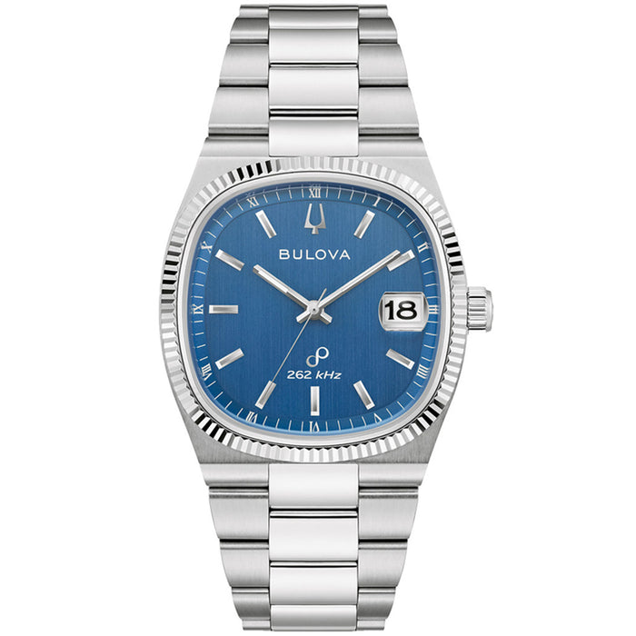 Bulova Men's Super Seville Blue Dial Watch - 96B440
