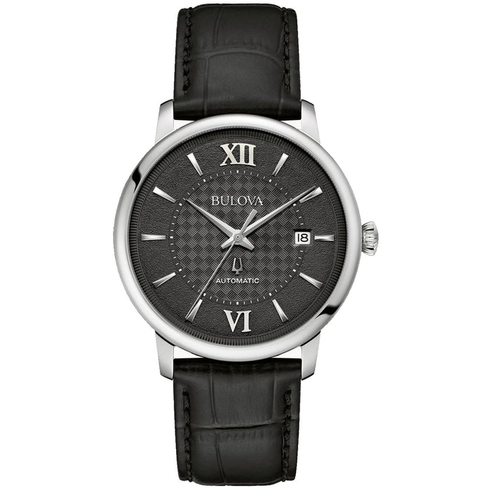 Bulova Men's Hudson Black Dial Watch - 96B441