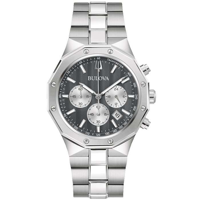 Bulova Men's Prestige Gray Dial Watch - 96B459