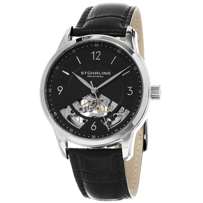 Stuhrling Men's Classic Black Dial Watch - 977.02