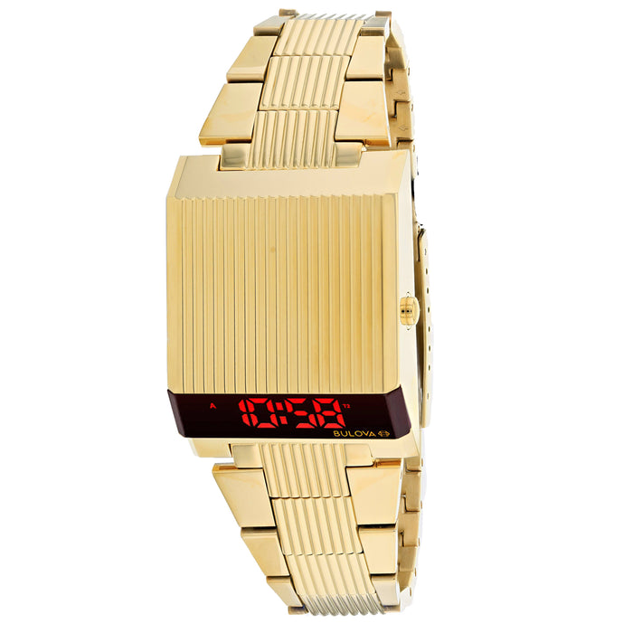 Bulova Men's Computron White Dial Watch - 97C110