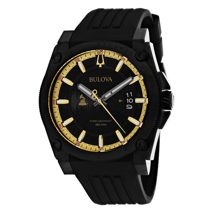 Bulova Men's Black Dial Watch - 98B294