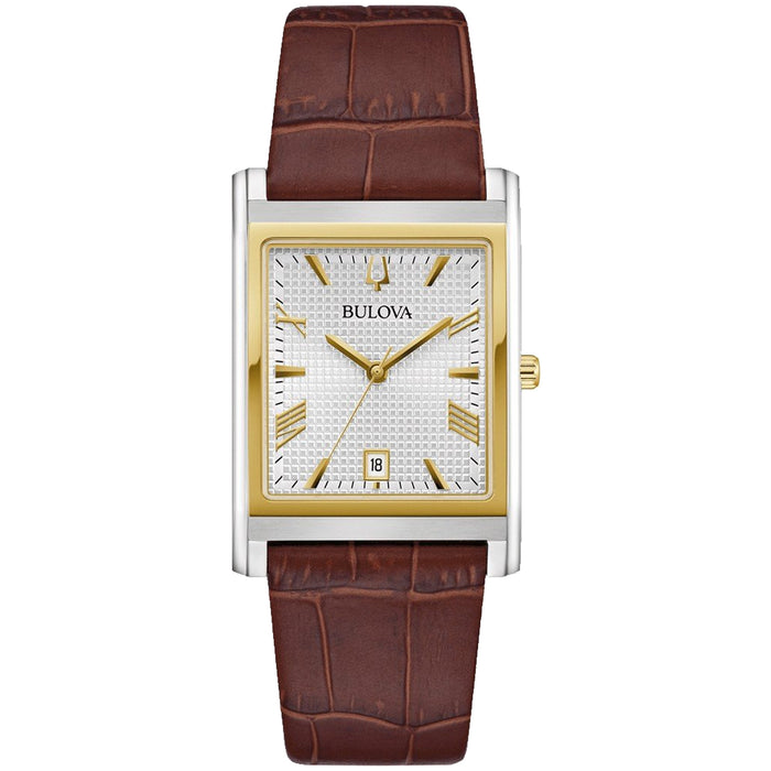 Bulova Men's Sutton White Dial Watch - 98B430