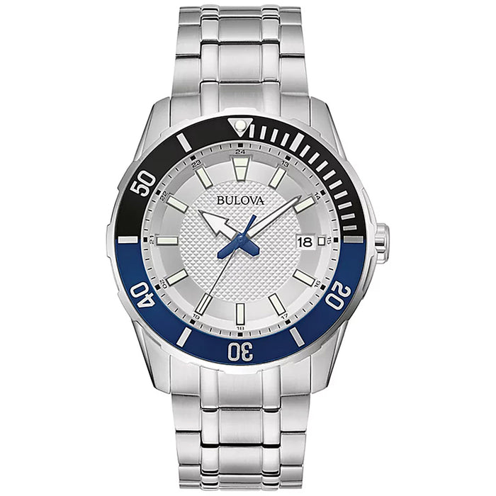 Bulova Men's Classic Silver Dial Watch - 98B441