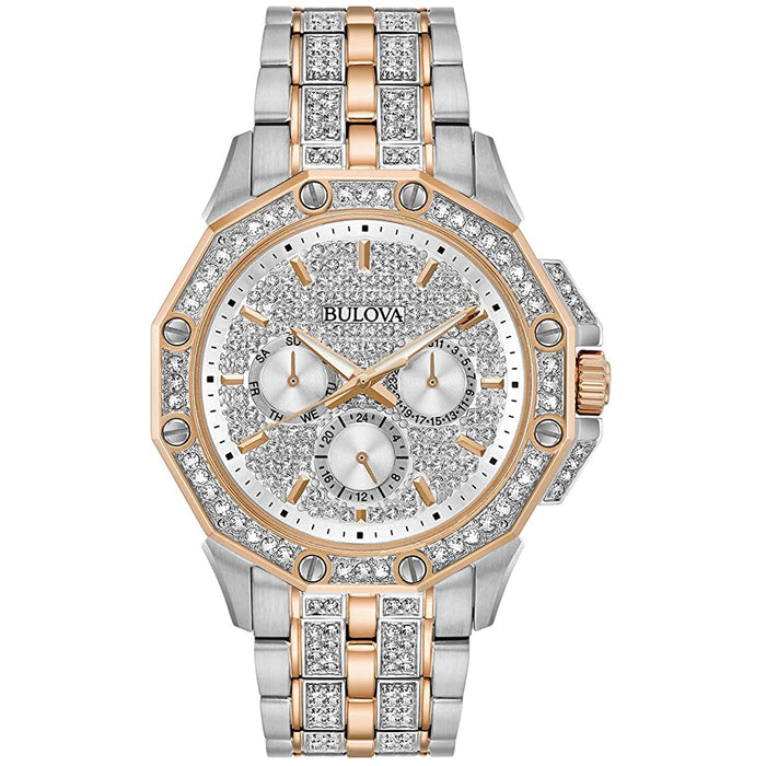 Bulova Men's Octava Silver Dial Watch - 98C133