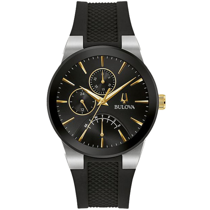 Bulova Men's Futuro Black Dial Watch - 98C138