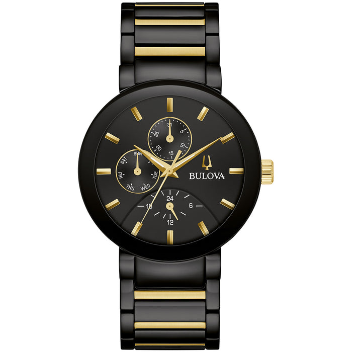 Bulova Men's Modern Chronograph Black Dial Watch - 98C149