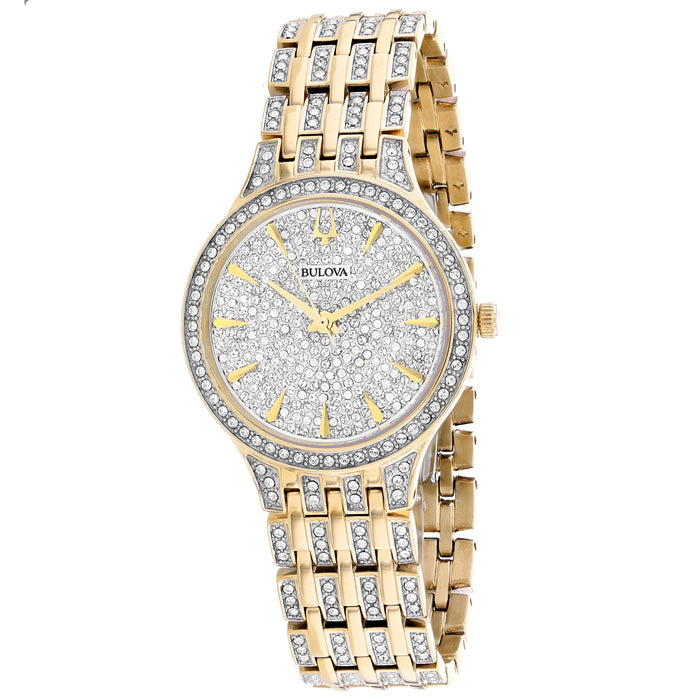 Bulova Women's Phantom Silver Dial Watch - 98L263
