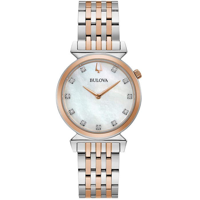 Bulova Women's Regatta Mother of pearl Dial Watch - 98P192