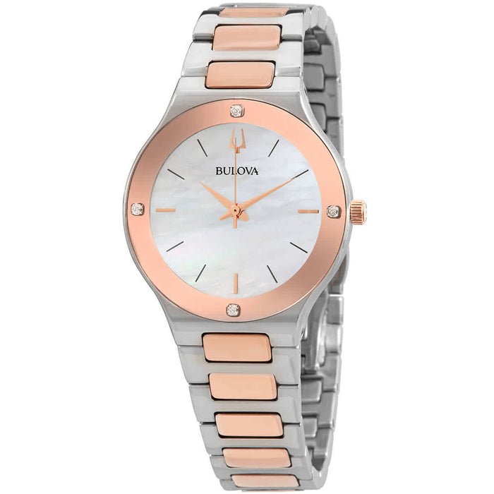 Bulova Women's Classic Mother of pearl Dial Watch - 98R274
