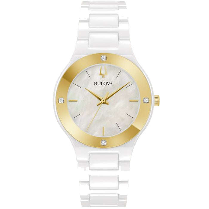 Bulova Women's Millenia Mother of pearl Dial Watch - 98R292