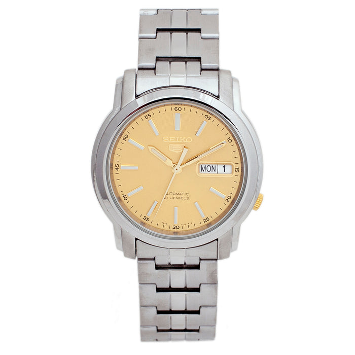 Seiko Men's Seiko 5 Champagne Dial Watch - SNKL81