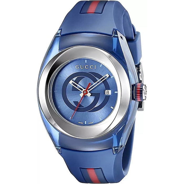 Gucci Men's Sync Blue Dial Watch - YA137104A