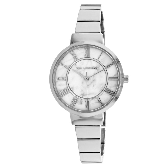 Ted Lapidus Women's Classic Marble white Dial Watch - A0714IARX