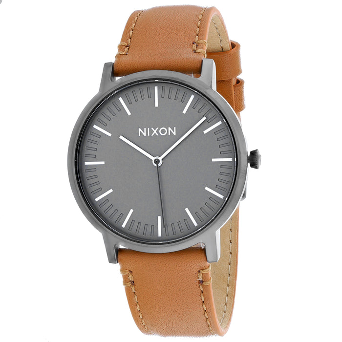 Nixon Men's Porter Grey Dial Watch - A1058-2494