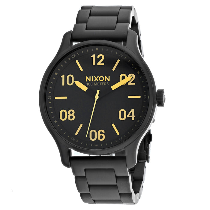 Nixon Men's Patrol Black Dial Watch - A124-21041